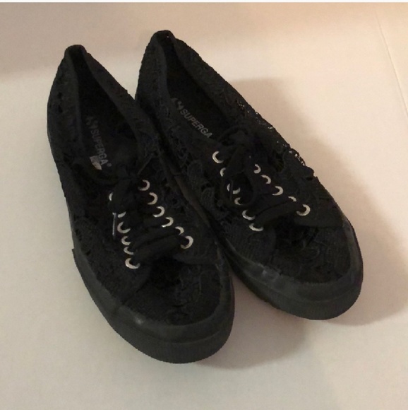 black lace superga
